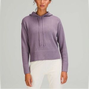 Lululemon Athletica Double Knit Pullover, Cashlu Hoodie Dusky Lavender Size M
